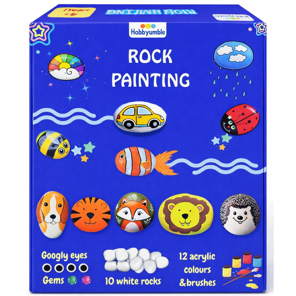 Rock Painting Craft Kit | Creative Art & DIY Activity Set