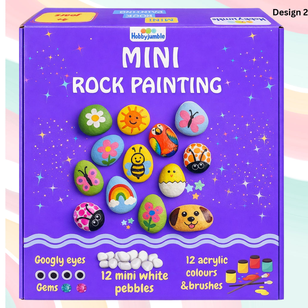 Rock Painting Craft Kit | Creative Art & DIY Activity Set