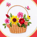 Embroidery Kit Flower basket