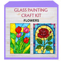 Glass Painting Kit- Flowers