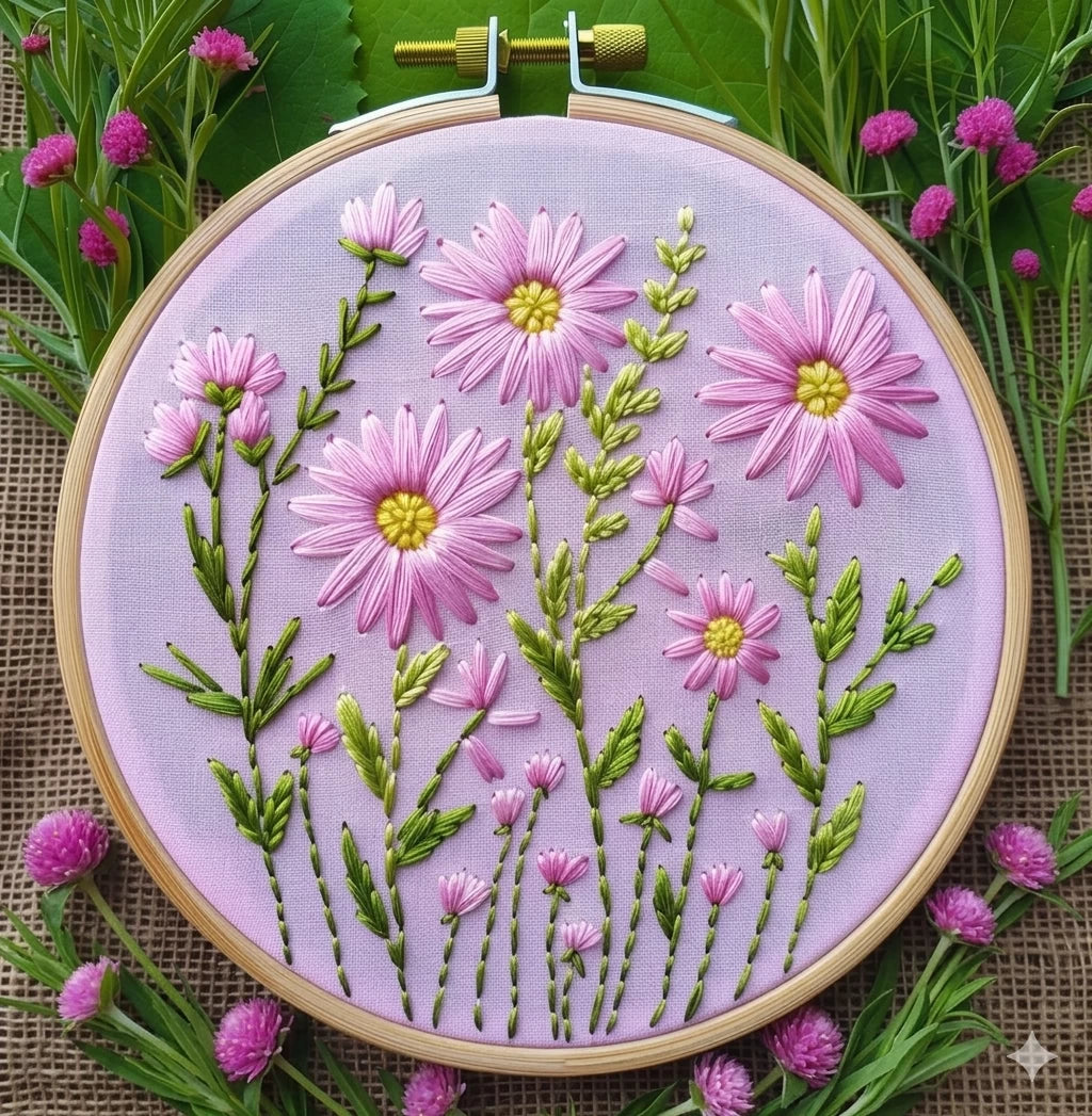 Floral Embroidery kit