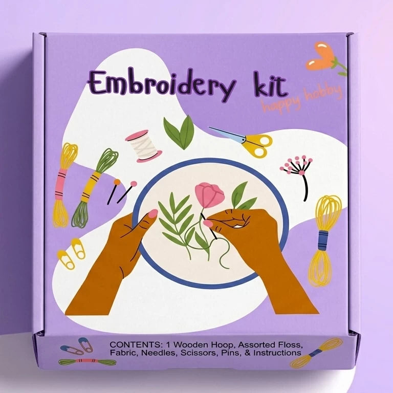 Floral Embroidery kit