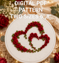 Rose embroidery pattern pdf